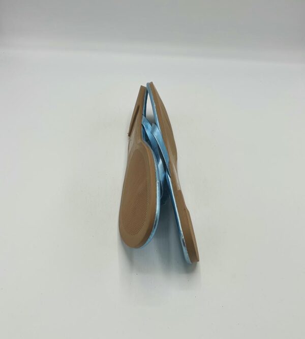 Slapi dama 40 , imitatie de piele , albastru - imagine 4