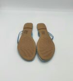 Slapi dama 40 , imitatie de piele , albastru - imagine 5