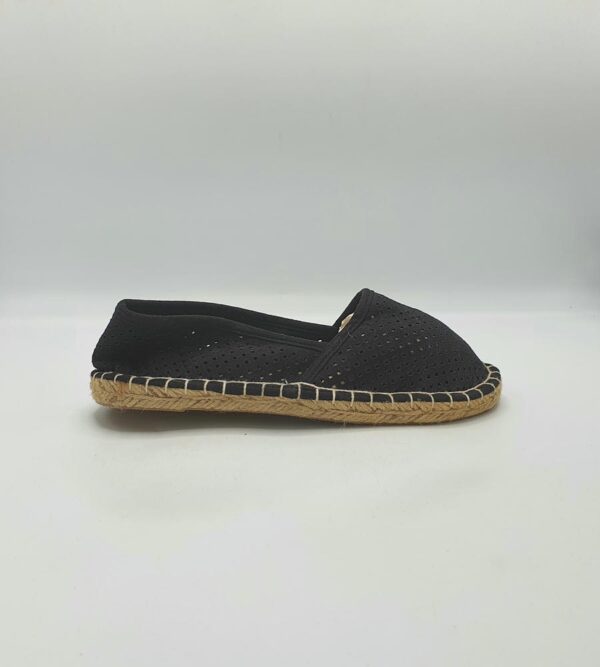 Espadrile dama 38 , material textil , negru - imagine 1