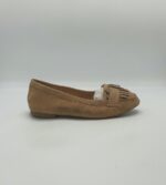 Mocasini dama Small Swan 37 , material textil, maro