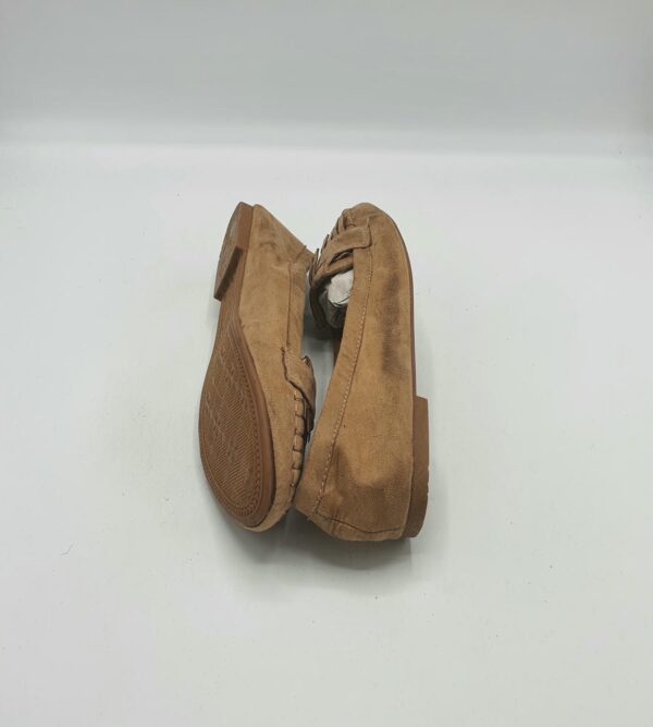 Mocasini dama Small Swan 37 , material textil, maro - imagine 4