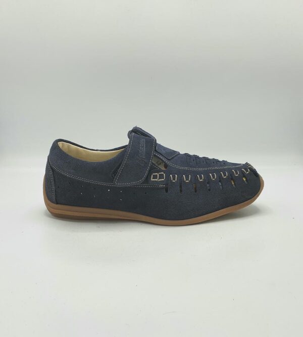 Mocasini barbati Modarew 40 , piele , bleumarin - imagine 1