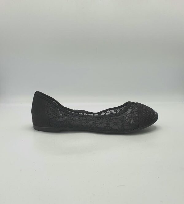 Balerini dama Graceland 39 , material textil , negru - imagine 1