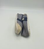 Espadrile dama Fashion 36 , material textil , bleumarin alb - imagine 4
