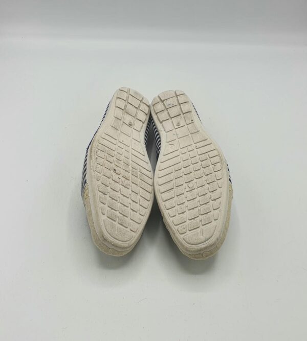 Espadrile dama Fashion 36 , material textil , bleumarin alb - imagine 3