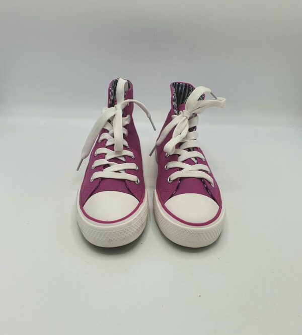 Tenisi dama Oyande 38 , material textil , mov alb - imagine 5