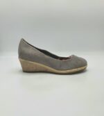 Espadrile dama Graceland 38 , material textil , gri
