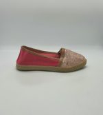 Espadrile dama 36 , material textil , maro roz