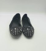 Balerini Asos 38 , material textil ,negru alb - imagine 3