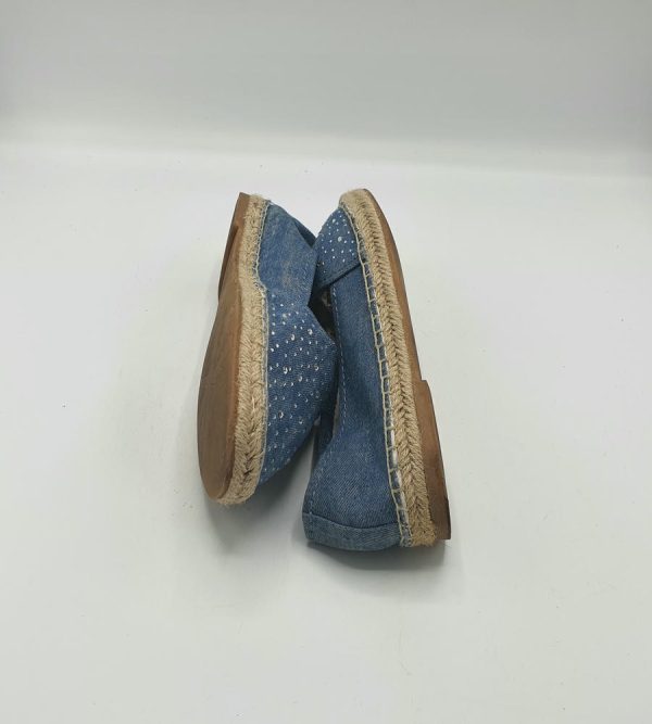 Espadrile dama Venice 38 , material textil , albastru - imagine 4