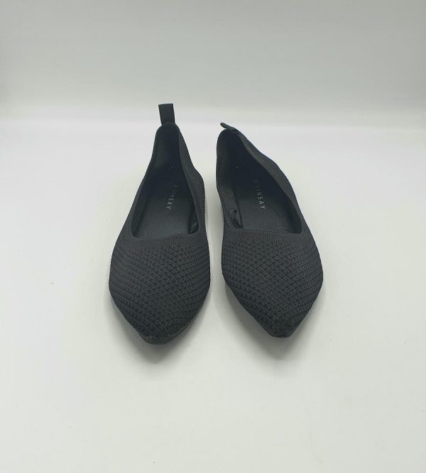 Balerini dama Sinsay 38 , material textil, negru - imagine 3