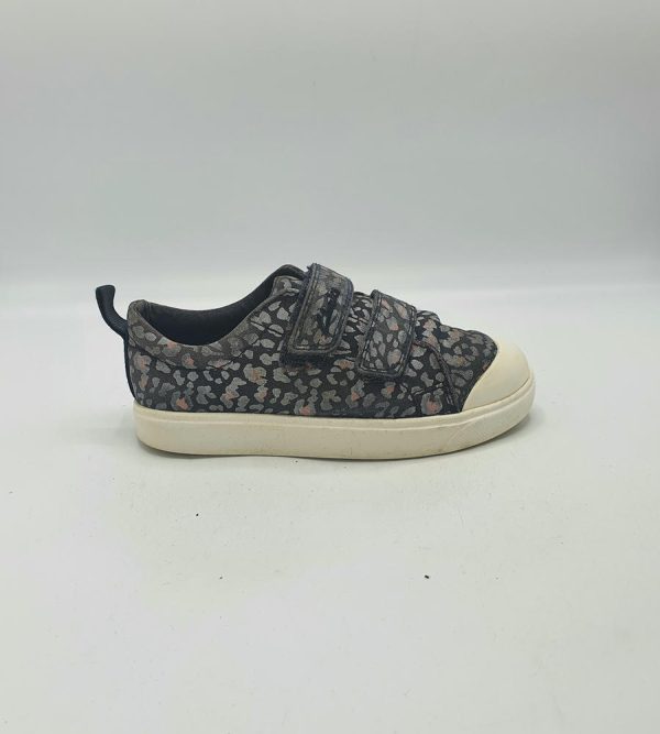 Tenisi copii Clarks 30 , material textil ,gri - imagine 1