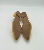 Balerini dama OLd Navy 36 , material textil , maro - imagine 5