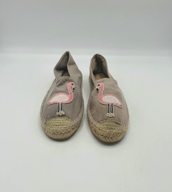 Espadrile dama Claudia Ghizzani 38 , material textil, gri - imagine 3