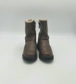 Cizme copii H&M 24 , imitatie de piele , gri - imagine 3