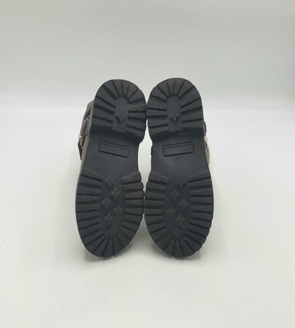 Cizme copii H&M 24 , imitatie de piele , gri - imagine 5