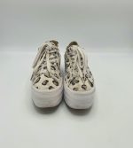 Adidasi dama Keds 36 , material textil ,  alb maro - imagine 3
