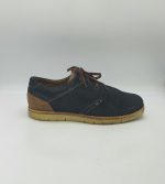 Pantofi barbati Fretz 44 , piele intoarsa , negru