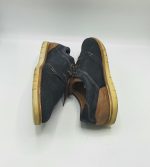 Pantofi barbati Fretz 44 , piele intoarsa , negru - imagine 4