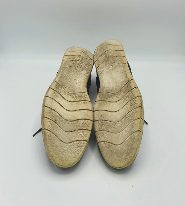 Pantofi barbati Fretz 44 , piele intoarsa , negru - imagine 5