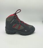 Ghete dama Quechua 39 , material textil , imitatie piele , negru rosu