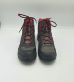 Ghete dama Quechua 39 , material textil , imitatie piele , negru rosu - imagine 5