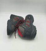 Ghete dama Quechua 39 , material textil , imitatie piele , negru rosu - imagine 4