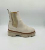 Botine dama Tommy Hilfiger 38 , piele , imitatie piele , alb