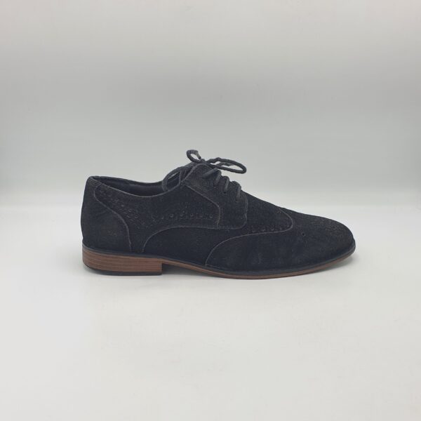 Pantofi barbati River Island 41 , material textil , negru - imagine 1