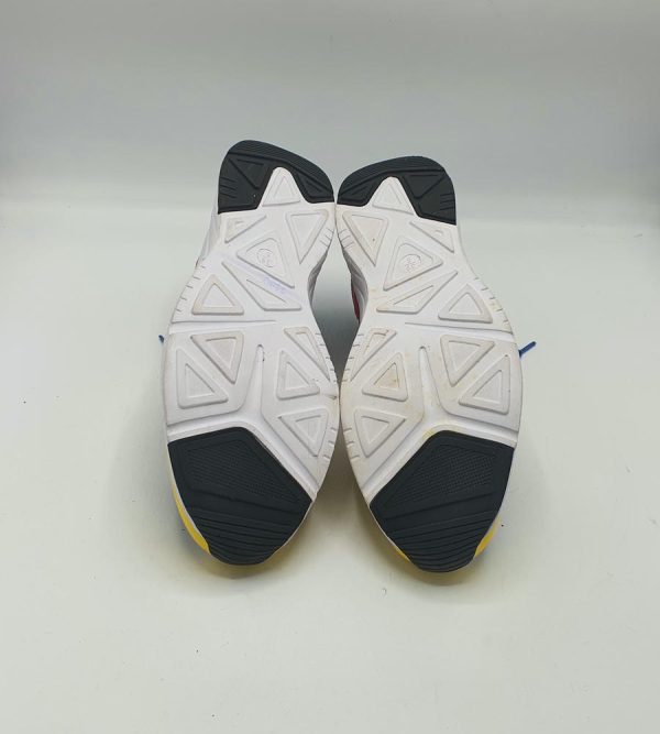 Adidasi dama 39 , material textil , imitatie piele ,rosu galben albastru - imagine 3