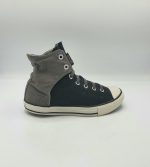 Tenisi dama Converse 38.5 , material textil , gri negru