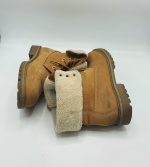 Ghete dama 38 , piele , maro , imblanite - imagine 4