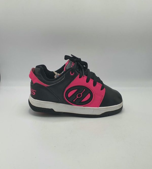 Adidasi dama Heelys 38 , imitatie de piele , negru roz - imagine 1