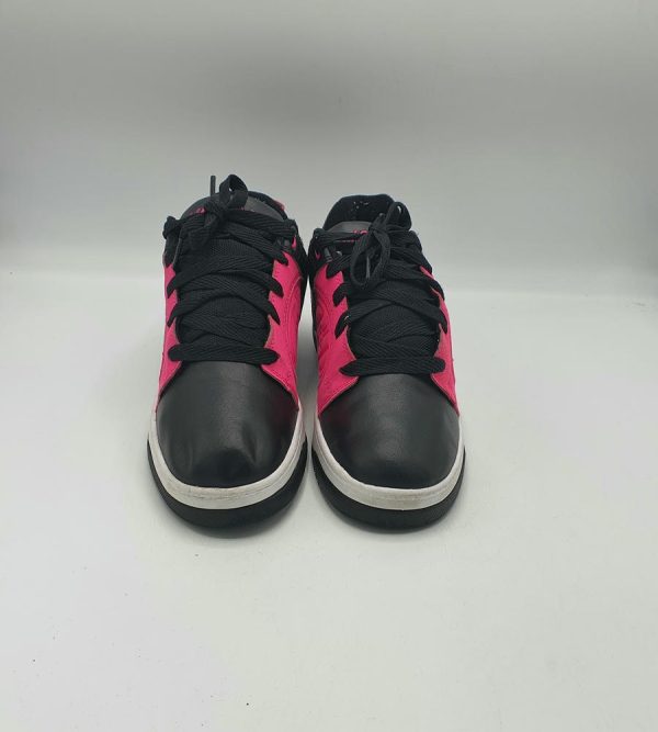 Adidasi dama Heelys 38 , imitatie de piele , negru roz - imagine 3