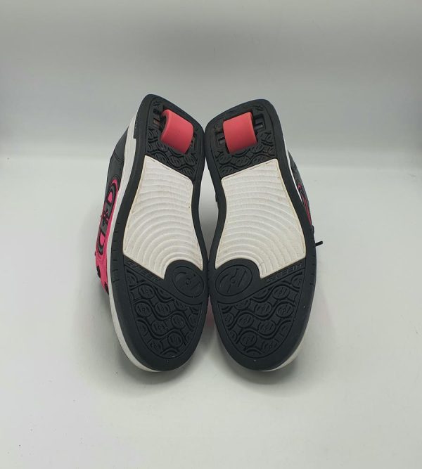Adidasi dama Heelys 38 , imitatie de piele , negru roz - imagine 5