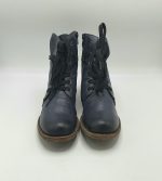 Ghete dama Rieke 38 , imitatie de piele , albastru - imagine 3