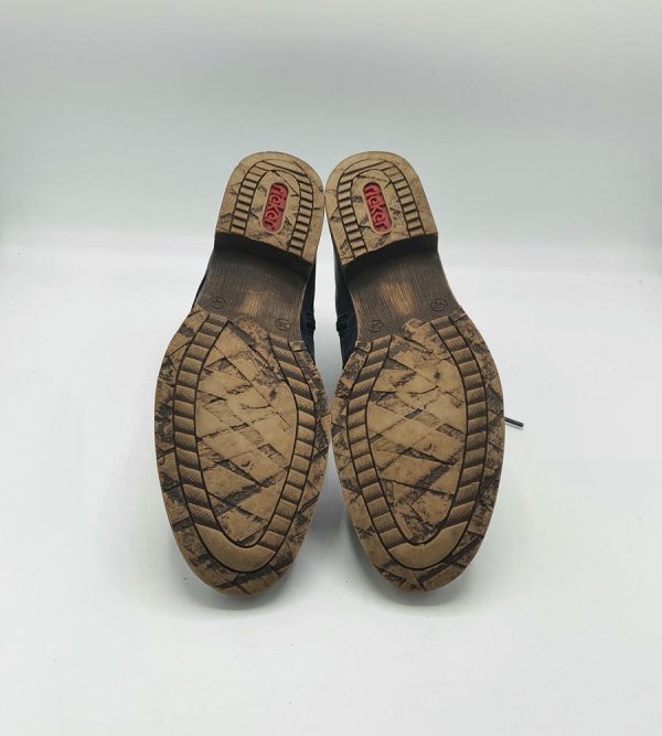 Ghete dama Rieke 38 , imitatie de piele , albastru - imagine 5