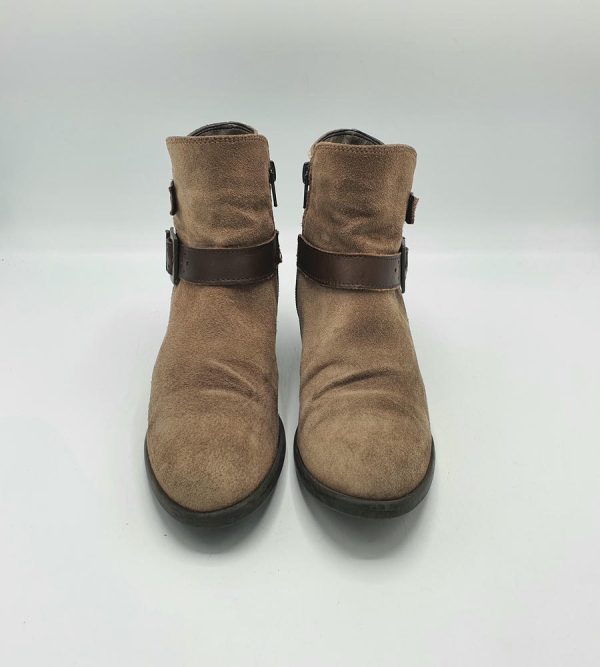 Botine dama Tamaris 37 , piele , maro - imagine 3