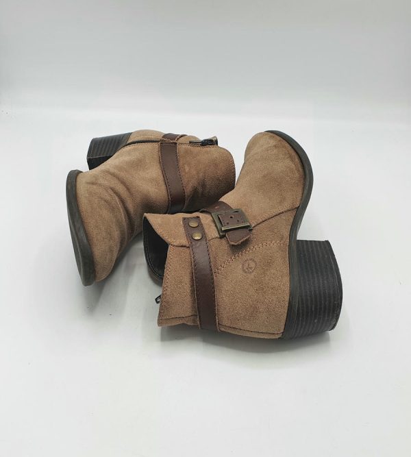 Botine dama Tamaris 37 , piele , maro - imagine 4