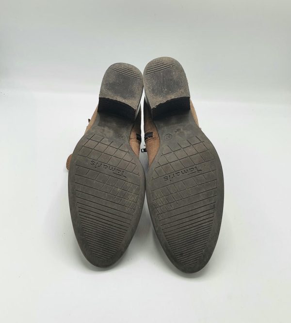 Botine dama Tamaris 37 , piele , maro - imagine 5