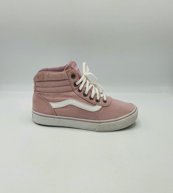 Tenisi dama Vans 38 , material textil , roz alb - imagine 1