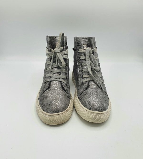 Ghete dama Replay 41 , imitatie de piele , gri - imagine 3