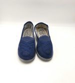 Espadrile dama 38 , material textil, albastru - imagine 2
