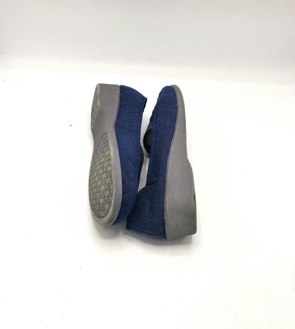 Espadrile dama 38 , material textil, albastru - imagine 3