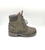 Ghete dama 40 , imitatie de piele , gri