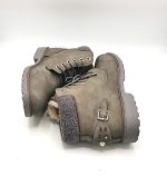 Ghete dama 40 , imitatie de piele , gri - imagine 4