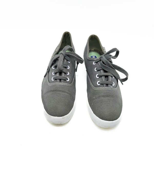 Tenisi dama Keds 37 , material textil ,gri - imagine 3