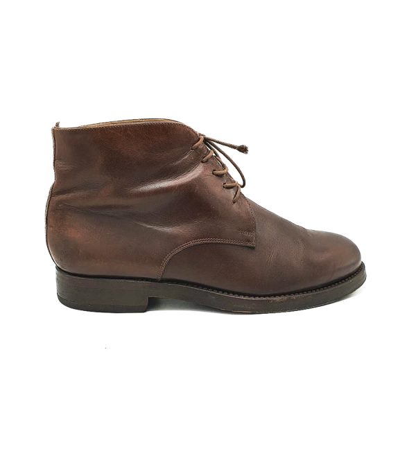Ghete barbati Lendvay & Schwarcz 45.5 , piele , maro - imagine 1