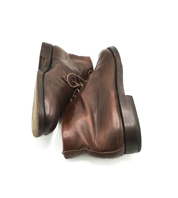Ghete barbati Lendvay & Schwarcz 45.5 , piele , maro - imagine 4