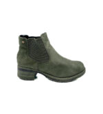 Botine dama Rieker 38 , material textil , verde